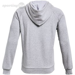 Bluza męska Under Armour Rival Fleece FZ Hoodie jasnoszara 1357111 011 Under Armour