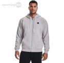 Bluza męska Under Armour Rival Fleece FZ Hoodie jasnoszara 1357111 011 Under Armour