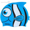 Czepek pływacki silikonowy dla dzieci Crowell Nemo Jr niebieski Crowell Czepek pływacki silikonowy dla dzieci Crowell Nemo Jr niebieski Crowell