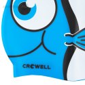 Czepek pływacki silikonowy dla dzieci Crowell Nemo Jr niebieski Crowell Czepek pływacki silikonowy dla dzieci Crowell Nemo Jr niebieski Crowell