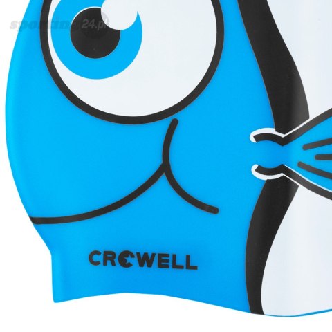 Czepek pływacki silikonowy dla dzieci Crowell Nemo Jr niebieski Crowell Czepek pływacki silikonowy dla dzieci Crowell Nemo Jr niebieski Crowell