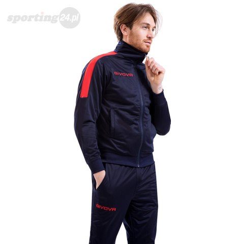 Dres Givova Tuta Revolution granatowo-czerwony TR033 0412 Givova Dres Givova Tuta Revolution granatowo-czerwony TR033 0412 Givova