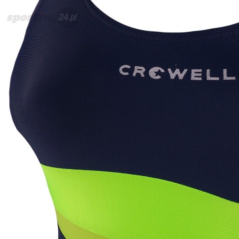 Kostium kąpielowy damski Crowell Katie kol.02 granatowo-limonkowo-zielony Crowell Kostium kąpielowy damski Crowell Katie kol.02 granatowo-limonkowo-zielony Crowell