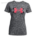 Koszulka damska Under Armour Tech Twist Graphic SSC szara 1366125 001 Under Armour