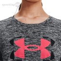 Koszulka damska Under Armour Tech Twist Graphic SSC szara 1366125 001 Under Armour