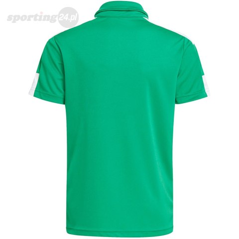 Koszulka dla dzieci adidas Squadra 21 Polo zielona GP6424 Adidas teamwear Koszulka dla dzieci adidas Squadra 21 Polo zielona GP6424 Adidas teamwear