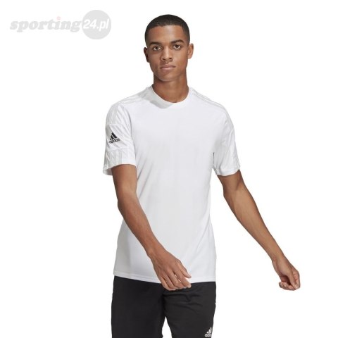 Koszulka męska adidas Squadra 21 Jersey biała GN5726 Adidas teamwear Koszulka męska adidas Squadra 21 Jersey biała GN5726 Adidas teamwear