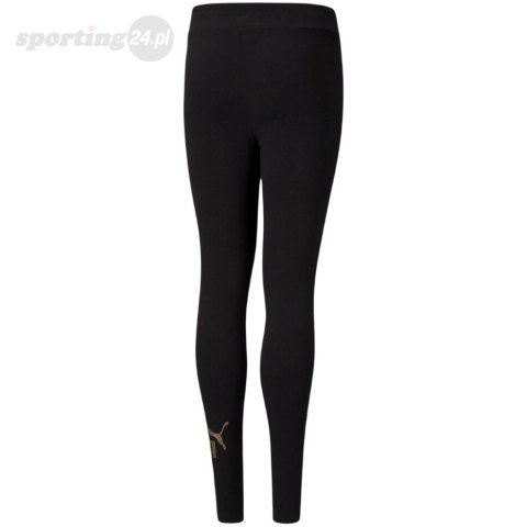 Legginsy dla dzieci Puma ESS+Logo czarne 587050 56 Puma Legginsy dla dzieci Puma ESS+Logo czarne 587050 56 Puma