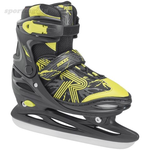 Łyżwy Roces Jokey Ice 3.0 Boy czarno-limonkowe 450707 02 Roces