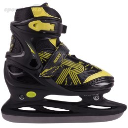 Łyżwy Roces Jokey Ice 3.0 Boy czarno-limonkowe 450707 02 Roces