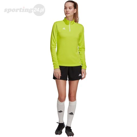 Bluza damska adidas Entrada 22 Top Training limonkowa HC5052 Adidas teamwear Bluza damska adidas Entrada 22 Top Training limonkowa HC5052 Adidas teamwear