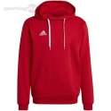 Bluza męska adidas Entrada 22 Hoody czerwona H57514 Adidas teamwear