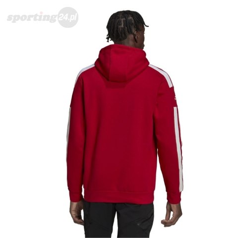 Bluza męska adidas Squadra 21 Sweat Hoody czerwona HC6282 Adidas teamwear Bluza męska adidas Squadra 21 Sweat Hoody czerwona HC6282 Adidas teamwear