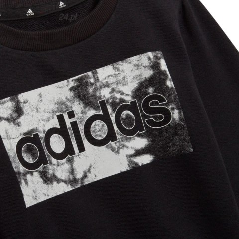 Dres dla dzieci adidas I Lin ft Jogger czarny HF1909 Adidas Dres dla dzieci adidas I Lin ft Jogger czarny HF1909 Adidas