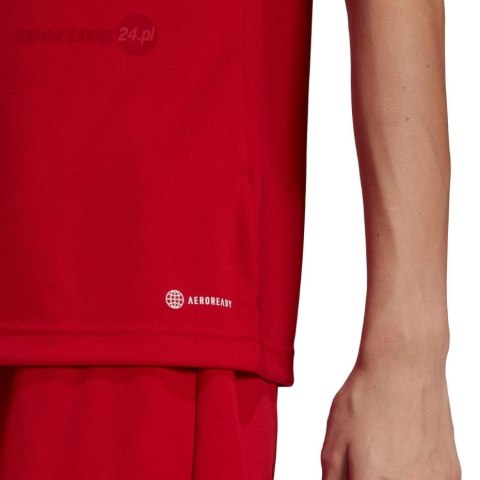Koszulka damska adidas Entrada 22 Jersey czerwona H57571 Adidas teamwear Koszulka damska adidas Entrada 22 Jersey czerwona H57571 Adidas teamwear