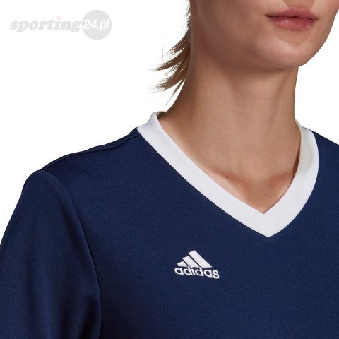 Koszulka damska adidas Entrada 22 Jersey granatowa H59849 Adidas teamwear Koszulka damska adidas Entrada 22 Jersey granatowa H59849 Adidas teamwear