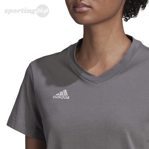 Koszulka damska adidas Entrada 22 Jersey szara HC0439 Adidas teamwear Koszulka damska adidas Entrada 22 Jersey szara HC0439 Adidas teamwear