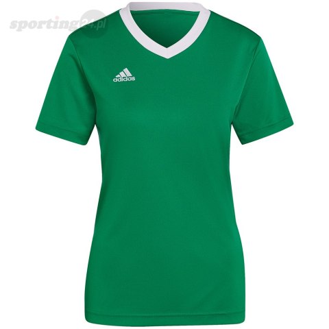Koszulka damska adidas Entrada 22 Jersey zielona HI2124 Adidas teamwear Koszulka damska adidas Entrada 22 Jersey zielona HI2124 Adidas teamwear