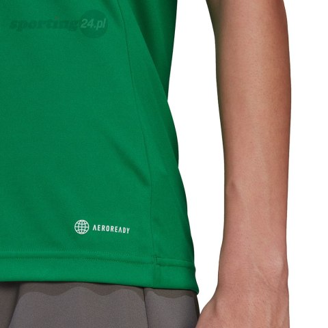 Koszulka damska adidas Entrada 22 Jersey zielona HI2124 Adidas teamwear Koszulka damska adidas Entrada 22 Jersey zielona HI2124 Adidas teamwear