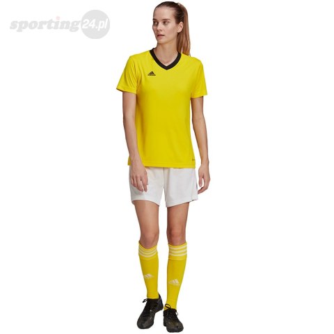 Koszulka damska adidas Entrada 22 Jersey żółta HI2125 Adidas teamwear Koszulka damska adidas Entrada 22 Jersey żółta HI2125 Adidas teamwear