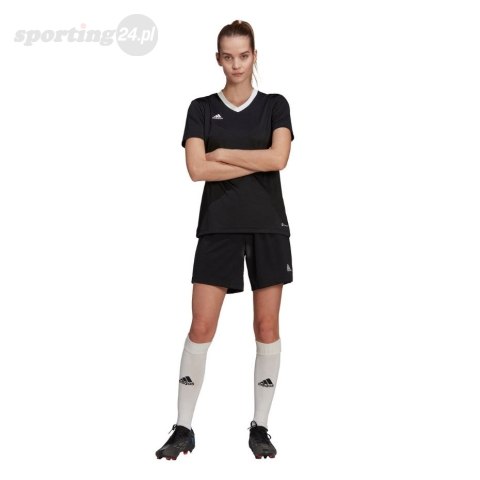 Koszulka damska adidas Entrada 22 Jsy czarna H57572 Adidas teamwear Koszulka damska adidas Entrada 22 Jsy czarna H57572 Adidas teamwear