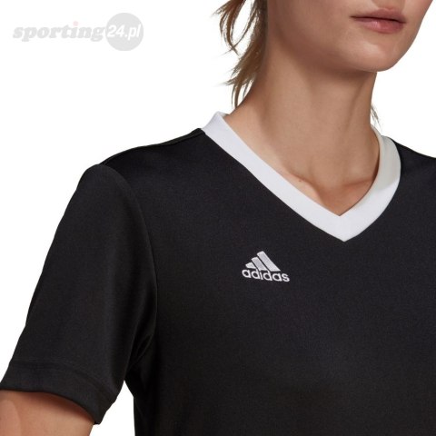 Koszulka damska adidas Entrada 22 Jsy czarna H57572 Adidas teamwear Koszulka damska adidas Entrada 22 Jsy czarna H57572 Adidas teamwear