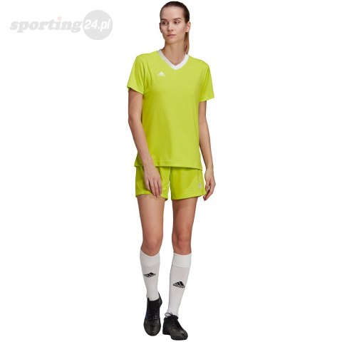 Koszulka damska adidas Entrada 22 Jsy limonkowa HC5080 Adidas teamwear Koszulka damska adidas Entrada 22 Jsy limonkowa HC5080 Adidas teamwear
