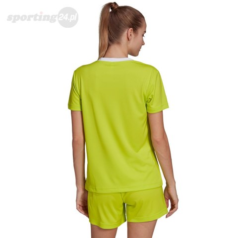 Koszulka damska adidas Entrada 22 Jsy limonkowa HC5080 Adidas teamwear Koszulka damska adidas Entrada 22 Jsy limonkowa HC5080 Adidas teamwear