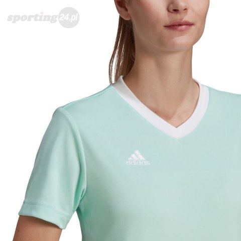 Koszulka damska adidas Entrada 22 Jsy miętowa HC5076 Adidas teamwear Koszulka damska adidas Entrada 22 Jsy miętowa HC5076 Adidas teamwear