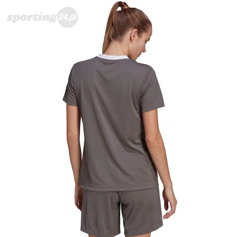 Koszulka damska adidas Entrada 22 Jsy szara H59848 Adidas teamwear Koszulka damska adidas Entrada 22 Jsy szara H59848 Adidas teamwear