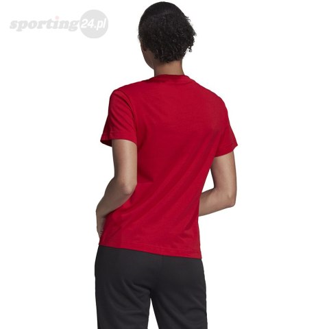 Koszulka damska adidas Entrada 22 Tee czerwona HC0441 Adidas teamwear Koszulka damska adidas Entrada 22 Tee czerwona HC0441 Adidas teamwear