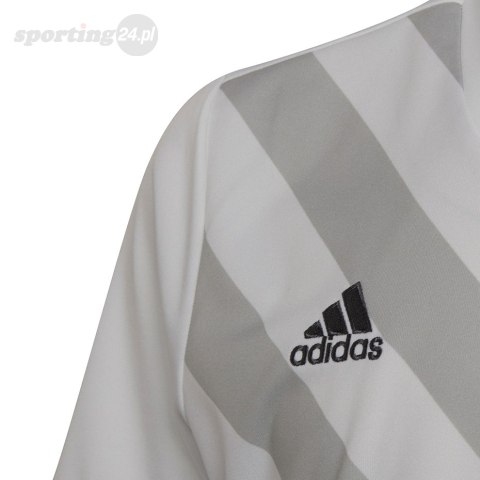 Koszulka dla dzieci adidas Entrada 22 Graphic Jersey biało-szara HF0120 Adidas teamwear Koszulka dla dzieci adidas Entrada 22 Graphic Jersey biało-szara HF0120 Adidas teamwear