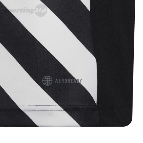 Koszulka dla dzieci adidas Entrada 22 Graphic Jersey czarno-biała HF0123 Adidas teamwear Koszulka dla dzieci adidas Entrada 22 Graphic Jersey czarno-biała HF0123 Adidas teamwear