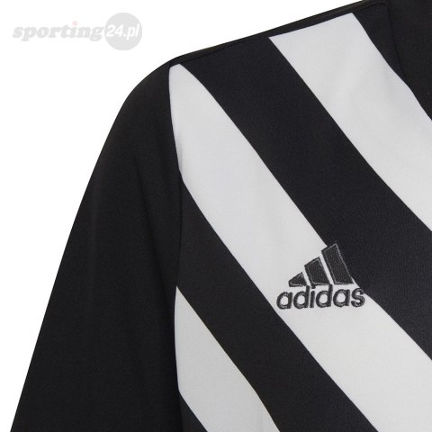 Koszulka dla dzieci adidas Entrada 22 Graphic Jersey czarno-biała HF0123 Adidas teamwear Koszulka dla dzieci adidas Entrada 22 Graphic Jersey czarno-biała HF0123 Adidas teamwear