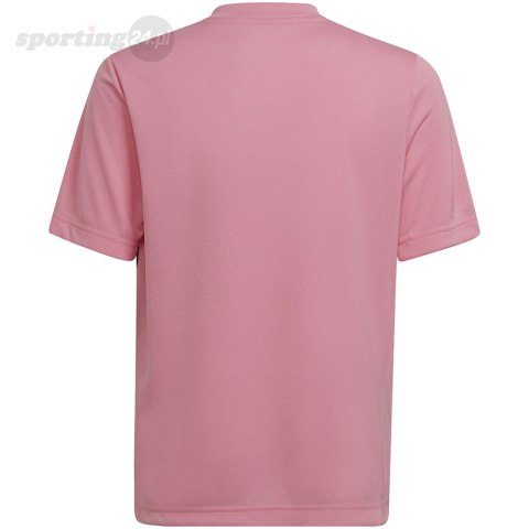 Koszulka dla dzieci adidas Entrada 22 Graphic Jersey różowo-czarna HC2632 Adidas teamwear Koszulka dla dzieci adidas Entrada 22 Graphic Jersey różowo-czarna HC2632 Adidas teamwear