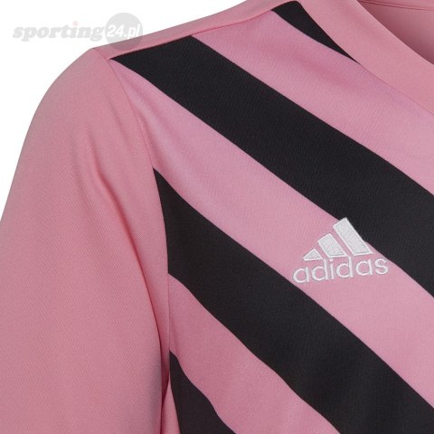 Koszulka dla dzieci adidas Entrada 22 Graphic Jersey różowo-czarna HC2632 Adidas teamwear Koszulka dla dzieci adidas Entrada 22 Graphic Jersey różowo-czarna HC2632 Adidas teamwear