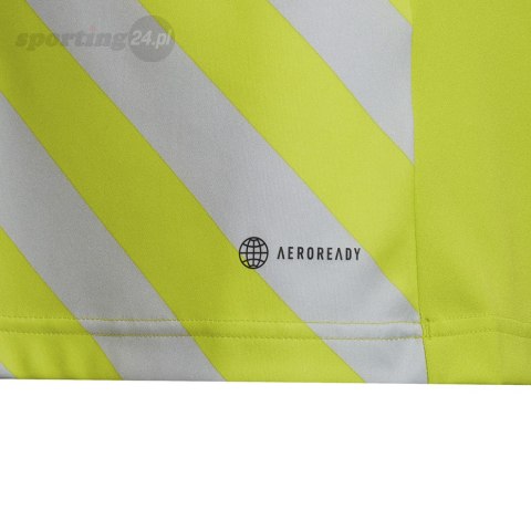 Koszulka dla dzieci adidas Entrada 22 Graphic Jersey żółto-szara HF0133 Adidas teamwear Koszulka dla dzieci adidas Entrada 22 Graphic Jersey żółto-szara HF0133 Adidas teamwear