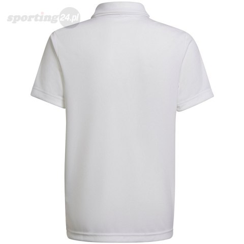Koszulka dla dzieci adidas Entrada 22 Polo biała HC5059 Adidas teamwear Koszulka dla dzieci adidas Entrada 22 Polo biała HC5059 Adidas teamwear