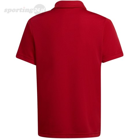 Koszulka dla dzieci adidas Entrada 22 Polo czerwona H57495 Adidas teamwear Koszulka dla dzieci adidas Entrada 22 Polo czerwona H57495 Adidas teamwear