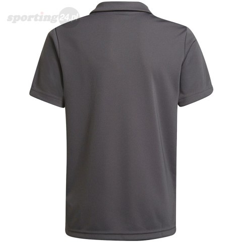 Koszulka dla dzieci adidas Entrada 22 Polo szara H57485 Adidas teamwear Koszulka dla dzieci adidas Entrada 22 Polo szara H57485 Adidas teamwear