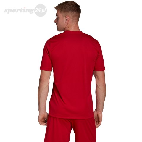 Koszulka męska adidas Entrada 22 Graphic Jersey czerwono-bordowa HB0572 Adidas teamwear Koszulka męska adidas Entrada 22 Graphic Jersey czerwono-bordowa HB0572 Adidas teamwear