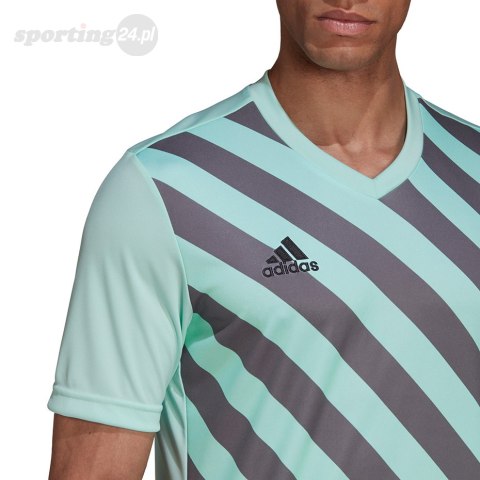 Koszulka męska adidas Entrada 22 Graphic Jersey miętowa HF0119 Adidas teamwear Koszulka męska adidas Entrada 22 Graphic Jersey miętowa HF0119 Adidas teamwear
