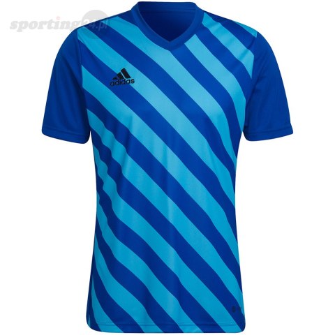 Koszulka męska adidas Entrada 22 Graphic Jersey niebiesko-błękitna HF0116 Adidas teamwear