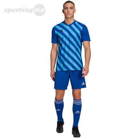 Koszulka męska adidas Entrada 22 Graphic Jersey niebiesko-błękitna HF0116 Adidas teamwear Koszulka męska adidas Entrada 22 Graphic Jersey niebiesko-błękitna HF0116 Adidas teamwear