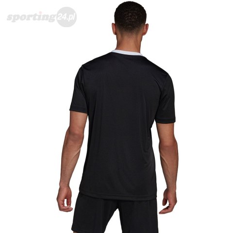 Koszulka męska adidas Entrada 22 Jersey czarna HE1573 Adidas teamwear Koszulka męska adidas Entrada 22 Jersey czarna HE1573 Adidas teamwear