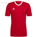 Koszulka męska adidas Entrada 22 Jersey czerwona H61736 Adidas teamwear Koszulka męska adidas Entrada 22 Jersey czerwona H61736 Adidas teamwear