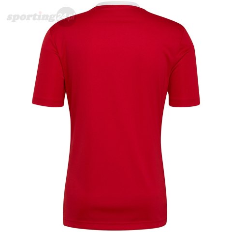 Koszulka męska adidas Entrada 22 Jersey czerwona H61736 Adidas teamwear Koszulka męska adidas Entrada 22 Jersey czerwona H61736 Adidas teamwear