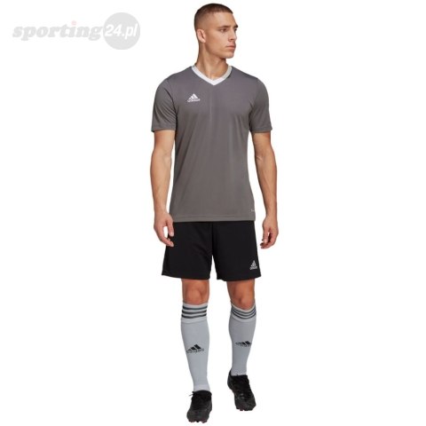 Koszulka męska adidas Entrada 22 Jersey szara HE1574 Adidas teamwear Koszulka męska adidas Entrada 22 Jersey szara HE1574 Adidas teamwear