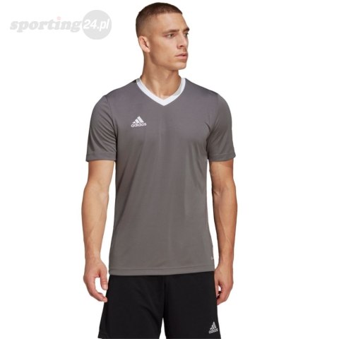 Koszulka męska adidas Entrada 22 Jersey szara HE1574 Adidas teamwear Koszulka męska adidas Entrada 22 Jersey szara HE1574 Adidas teamwear