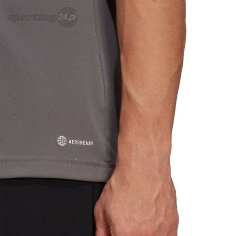 Koszulka męska adidas Entrada 22 Jersey szara HE1574 Adidas teamwear Koszulka męska adidas Entrada 22 Jersey szara HE1574 Adidas teamwear